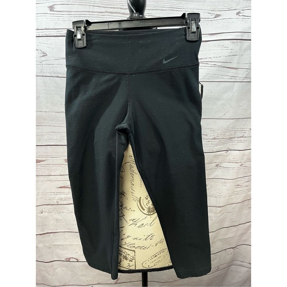 Nike dri fit XS black leggings, with card pouch inside back of pants